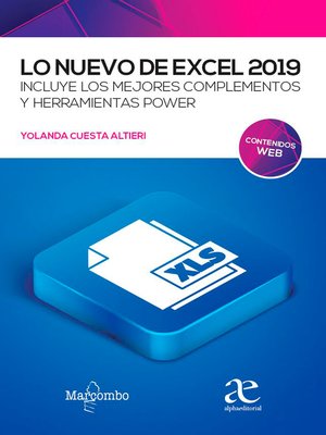 cover image of Lo nuevo de Excel 2019